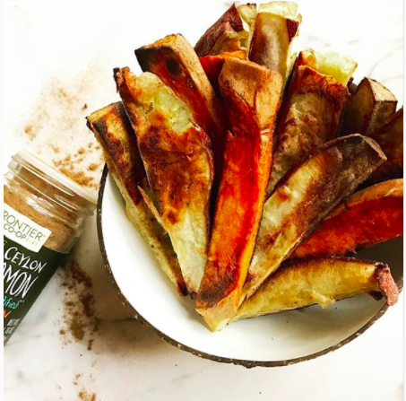 Cinnamon Roasted Potato Wedges