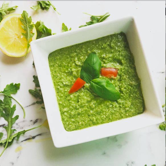 White Bean and Arugula Dip