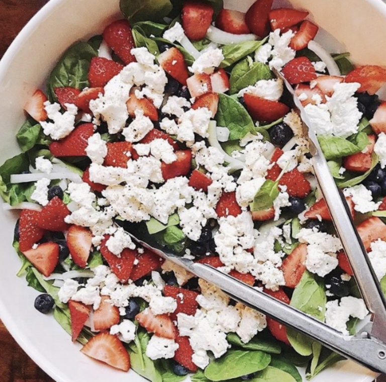 Strawberry Spinach Salad