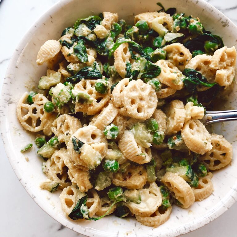 Vegan Cashew Alfredo Pasta