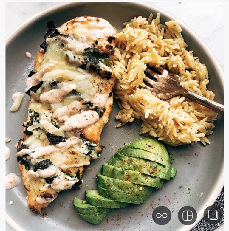 Spinach and Ricotta Stuffed Chicken