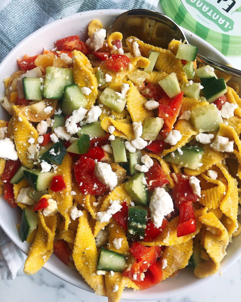 Hummus Pasta Salad