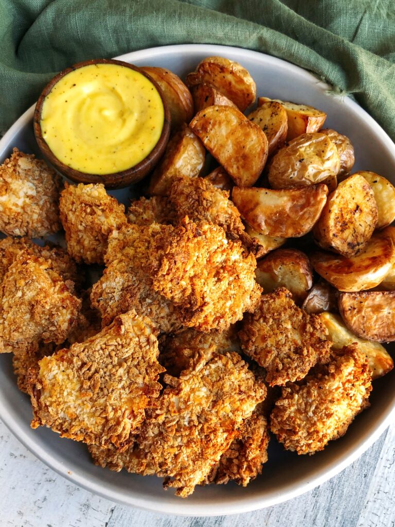 Air Fryer Sweet and Salty Chicken Nuggets