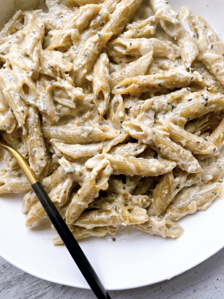 One Pot Healthy Alfredo Sauce