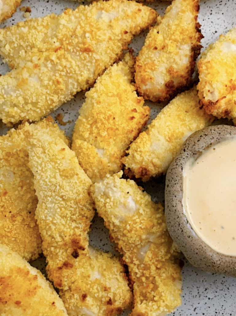 Leftover Cornbread Chicken Tenders