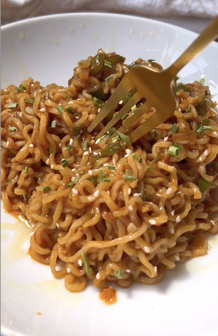 Garlic Chili Ramen Noodles