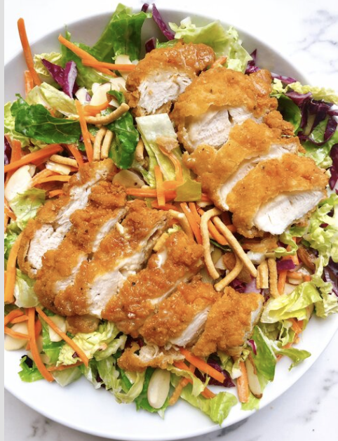 Remake of the Applebee's Oriental Chicken Salad Copycat Recipe
