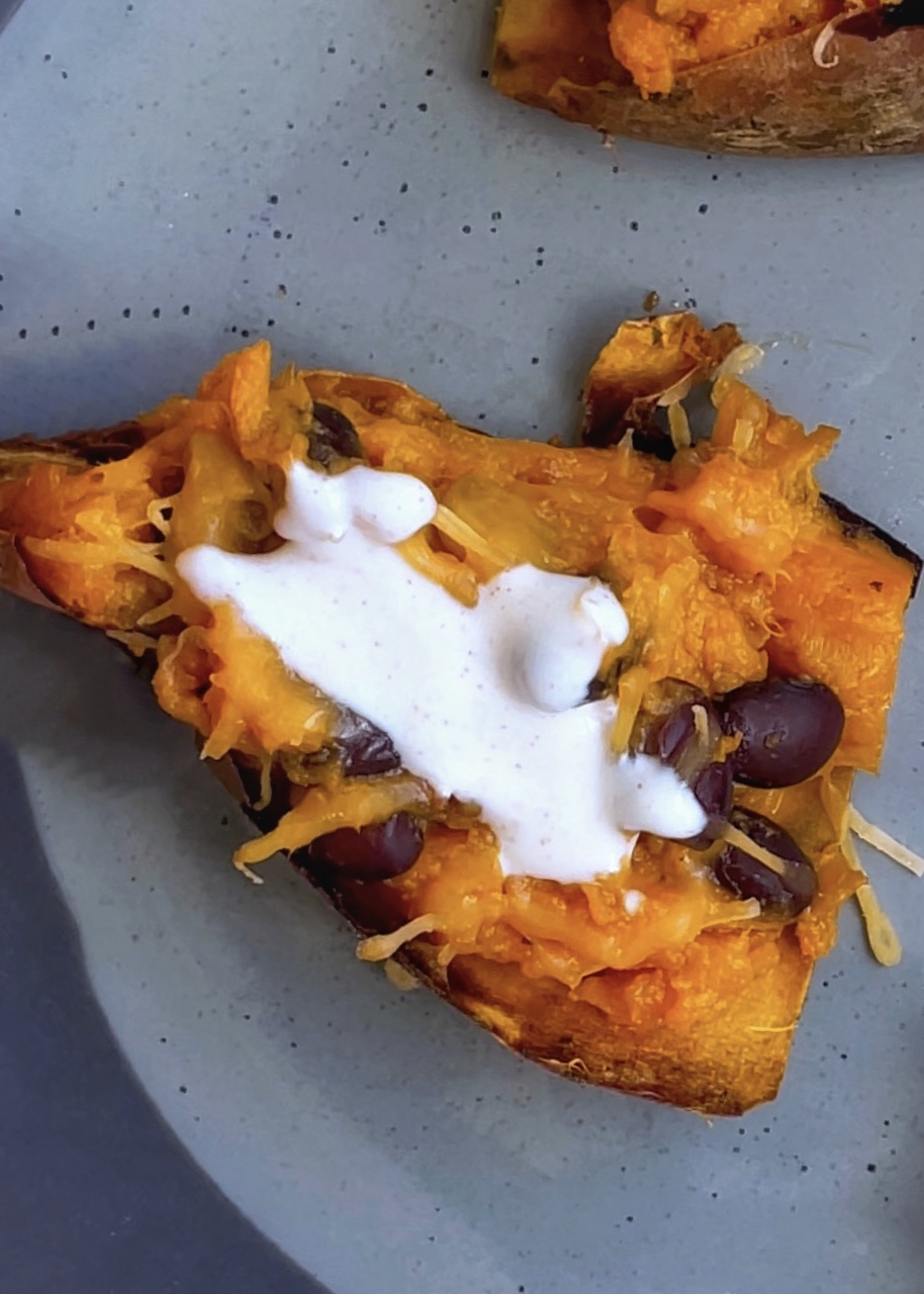 Loaded Sweet Potato Skins Loaded Sweet Potato Skins