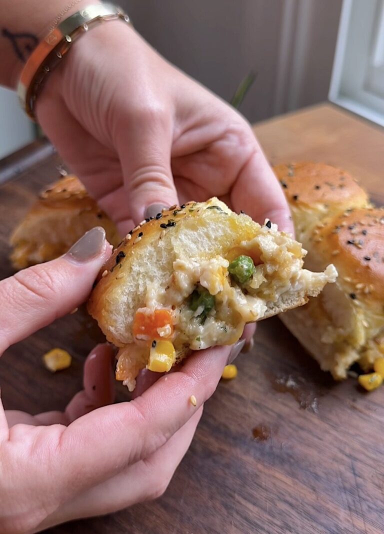 Chicken Pot Pie Sliders