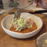 Buffalo Chicken Cutlets with Creamy Celery Tomato Slaw